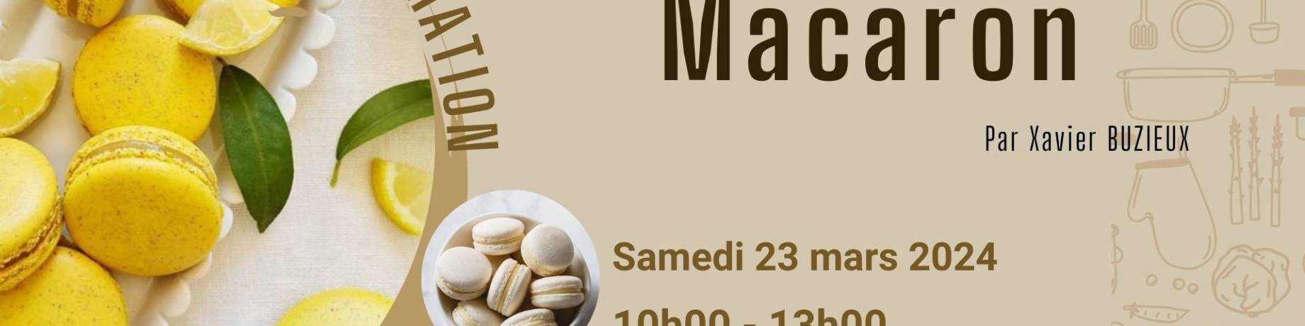 23/03/2024 : Animation macaron !